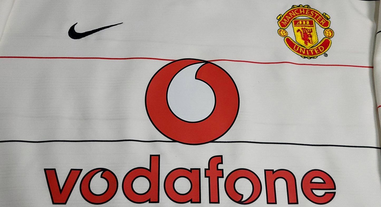 Cristiano Ronaldo Manchester United 2003 2005 DEBUT UEFA Third Soccer Jersey L SKU# 112679 - ForeverSoccerJerseys
