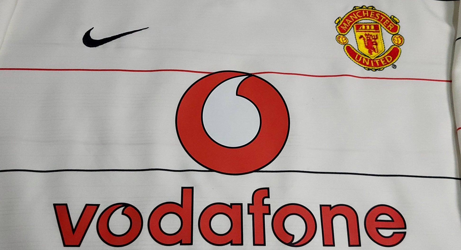 Cristiano Ronaldo Manchester United 2003 2005 DEBUT UEFA Third Soccer Jersey L SKU# 112679 - ForeverSoccerJerseys