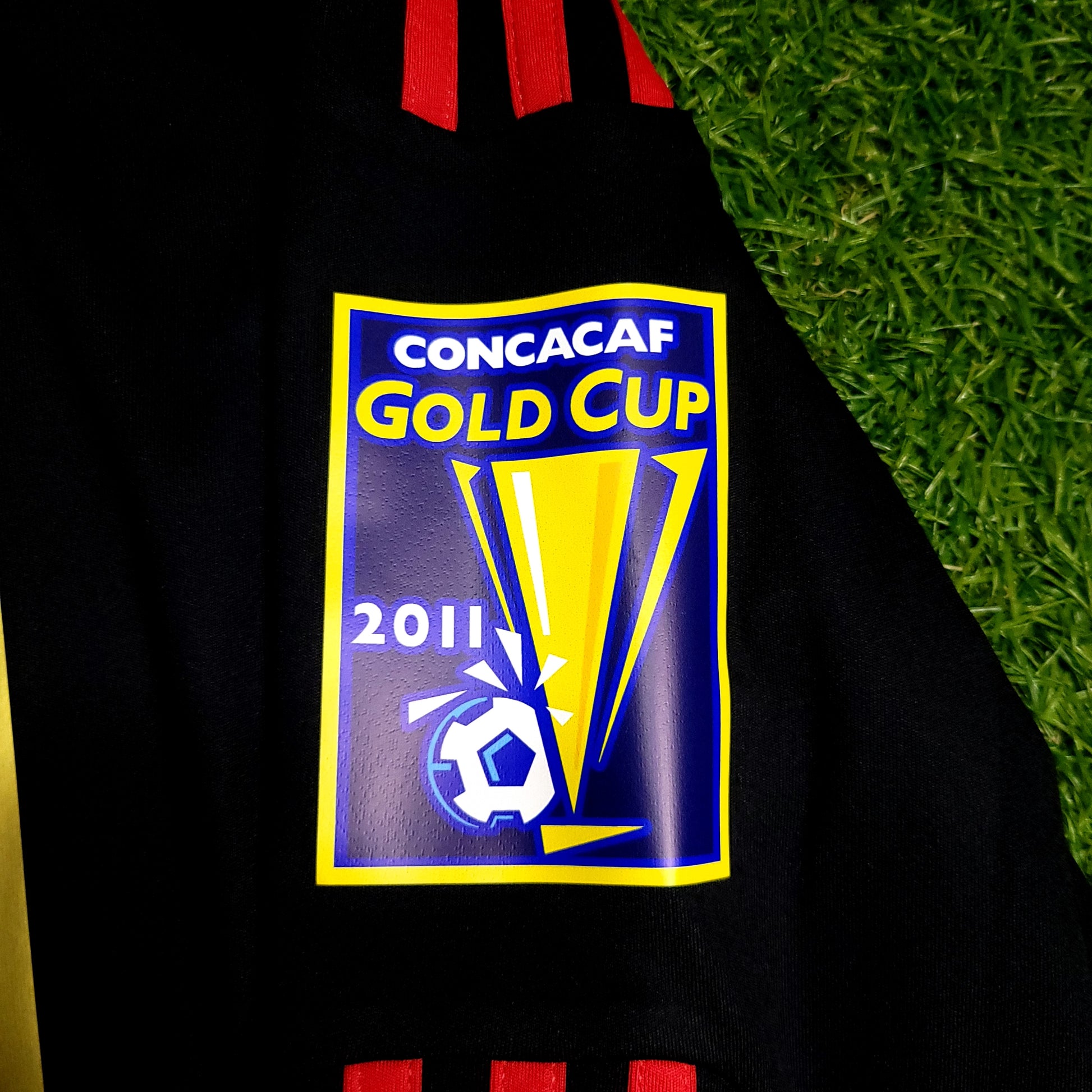 Chicharito Mexico 2011 GOLD CUP FINAL Soccer Long Sleeve Away Jersey M SKU# V13582 - ForeverSoccerJerseys