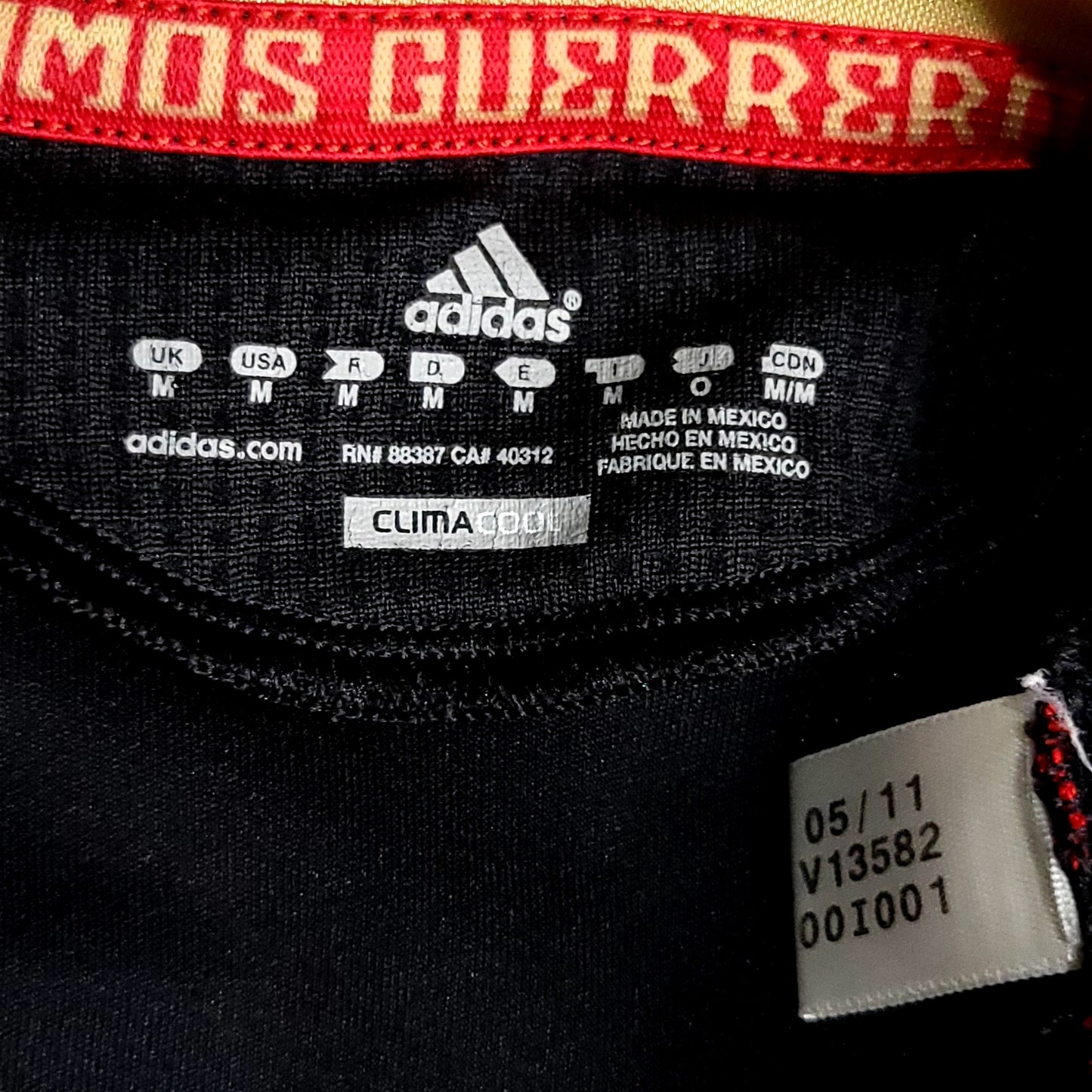 Chicharito Mexico 2011 GOLD CUP FINAL Soccer Long Sleeve Away Jersey M SKU# V13582 - ForeverSoccerJerseys