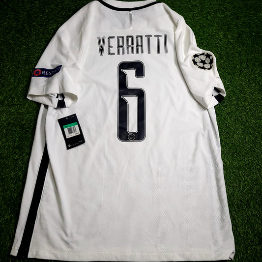 Verratti PSG Paris Saint Germain 2016 2017 PLAYER ISSUE Soccer Jersey BNWT XL SKU# 776916-102