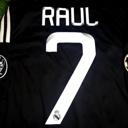 Raul Real Madrid 2008 2009 UEFA Third Soccer Jersey M SKU# 685420