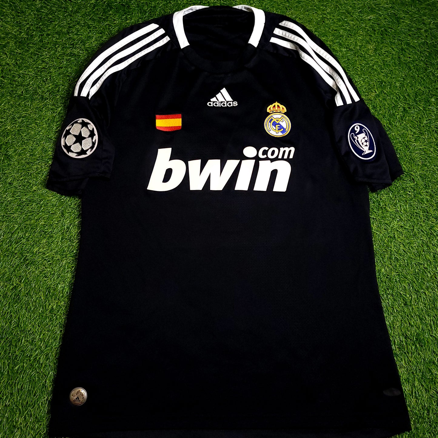 Raul Real Madrid 2008 2009 UEFA Third Soccer Jersey M SKU# 685420