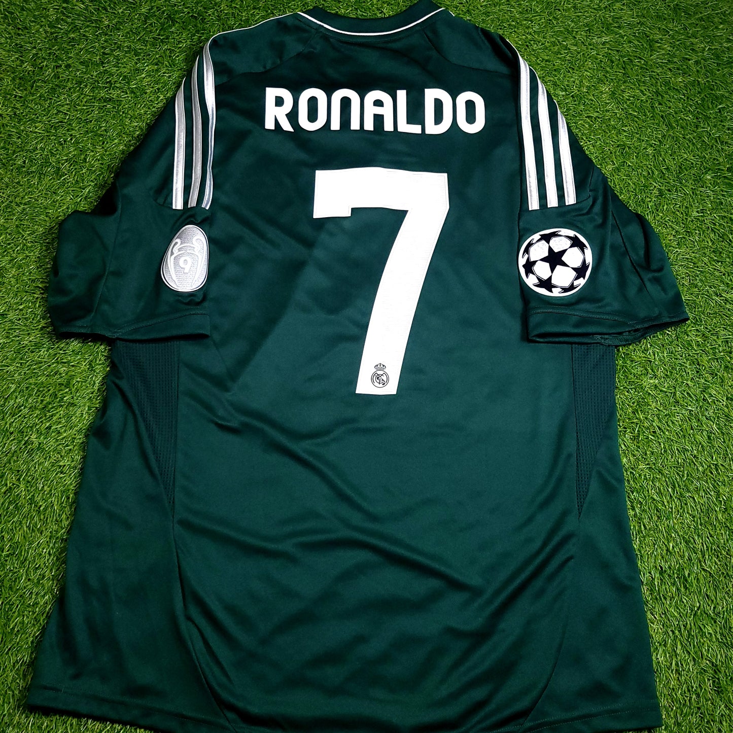 Cristiano Ronaldo Real Madrid 2012 2013 UEFA Soccer Third Jersey L SKU# X53540