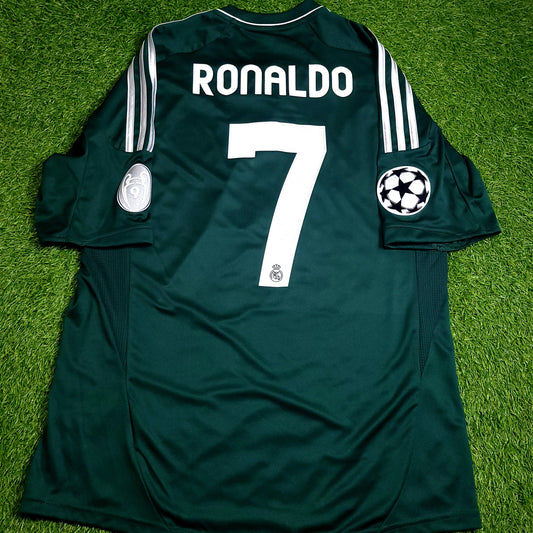 Cristiano Ronaldo Real Madrid 2012 2013 UEFA Soccer Third Jersey L SKU# X53540