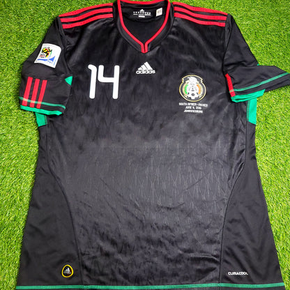 Chicharito Mexico 2010 WORLD CUP Away Black Soccer Jersey XL SKU# P41397