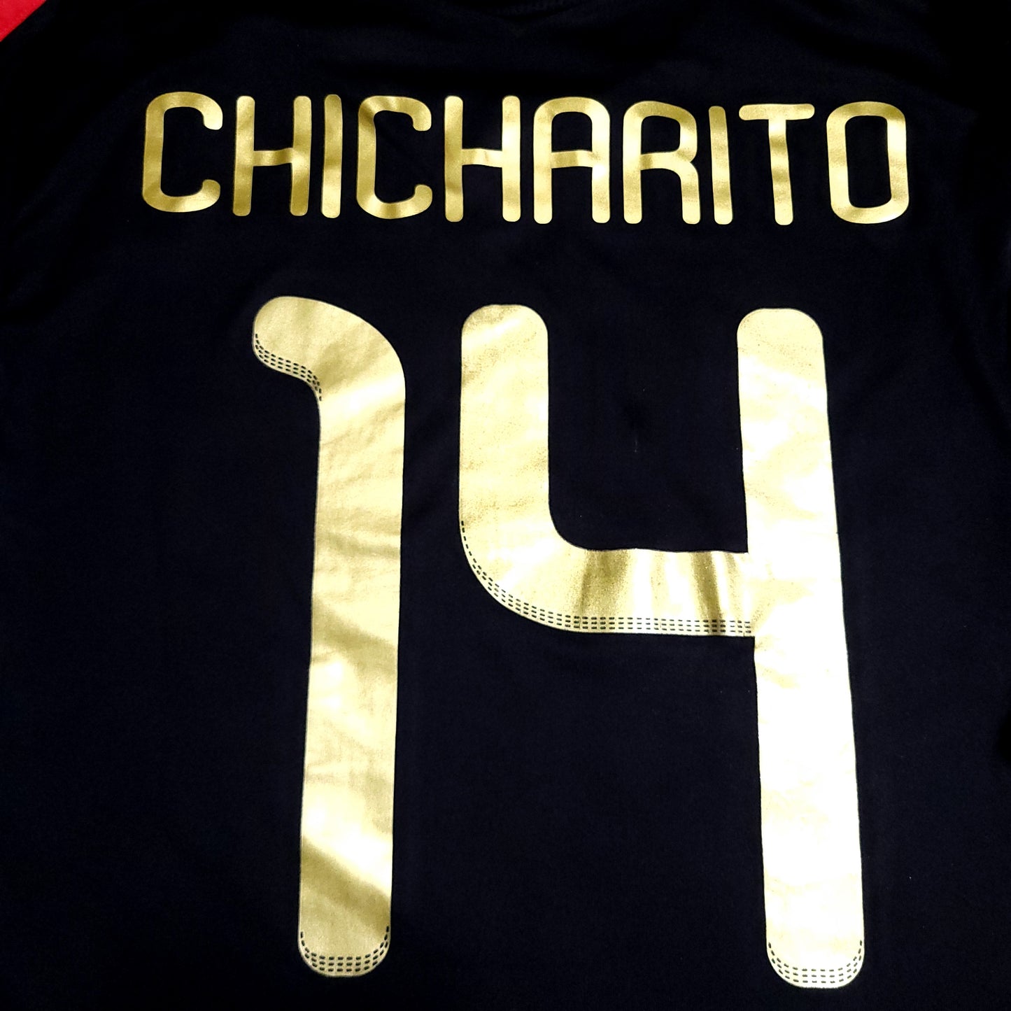 Chicharito Mexico 2011 GOLD CUP FINAL Soccer Away Jersey M SKU# V31526