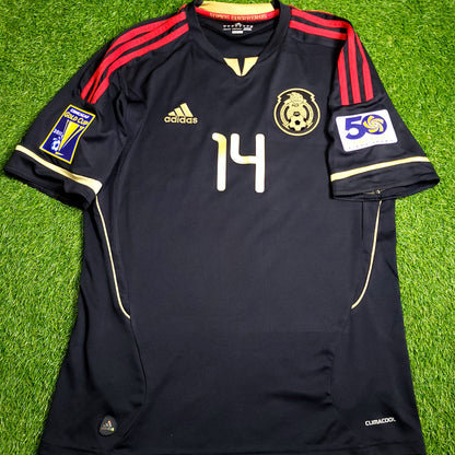Chicharito Mexico 2011 GOLD CUP FINAL Soccer Away Jersey M SKU# V31526