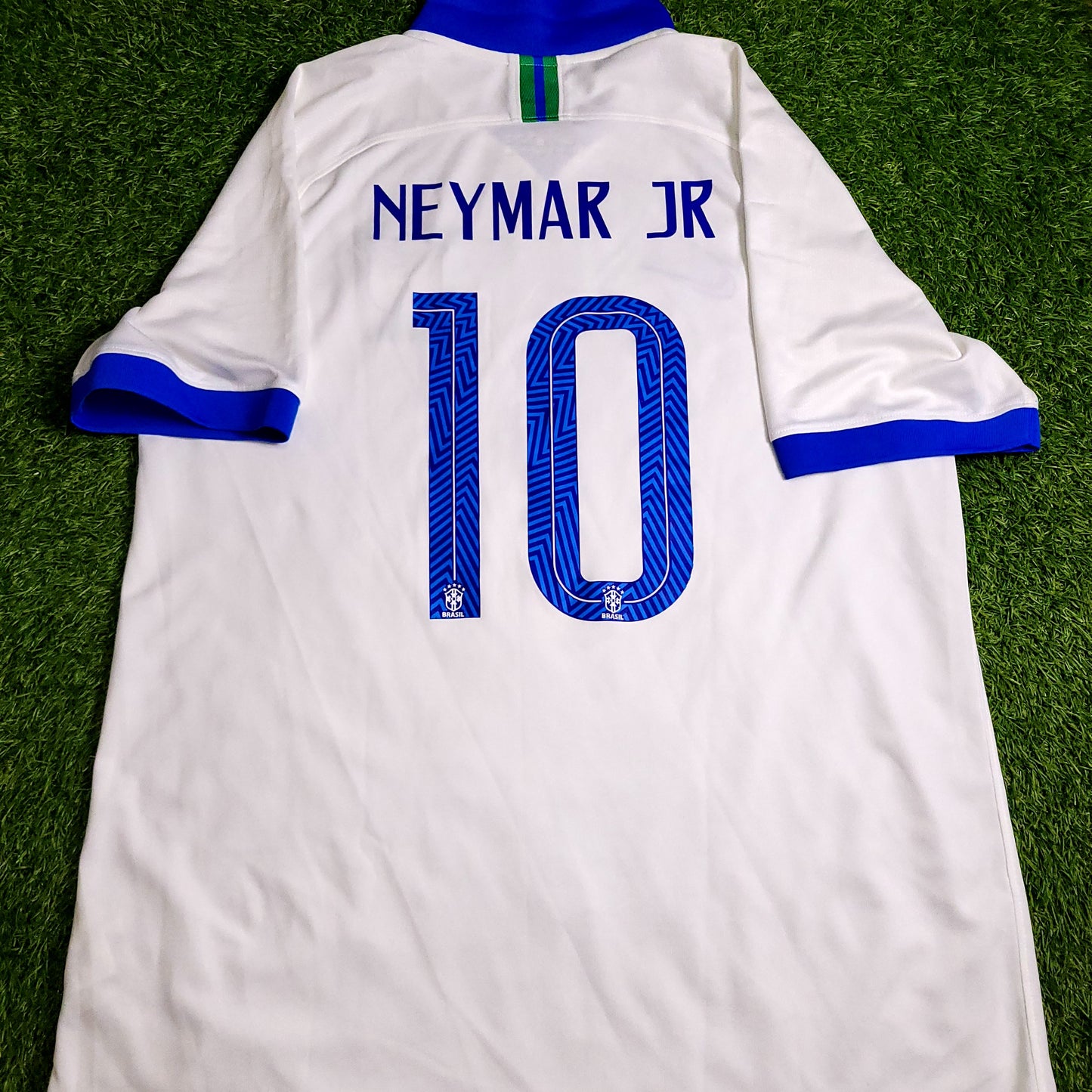 Neymar Brazil 2019 Away 100th Anniversary Copa America Soccer Jersey XL SKU# AJ5026-100