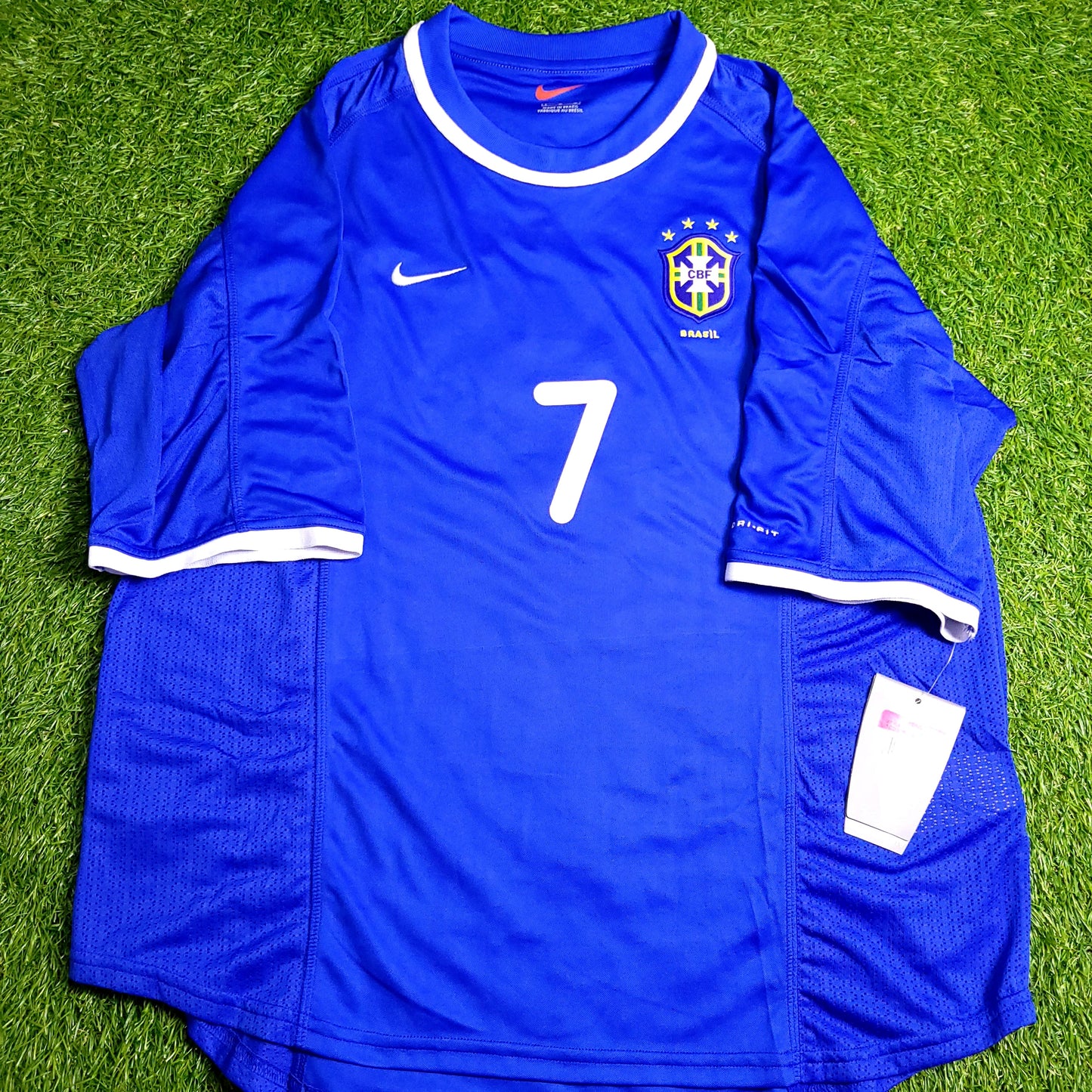 Ronaldinho Nike Brazil 2000 Away Soccer Jersey BNWT L