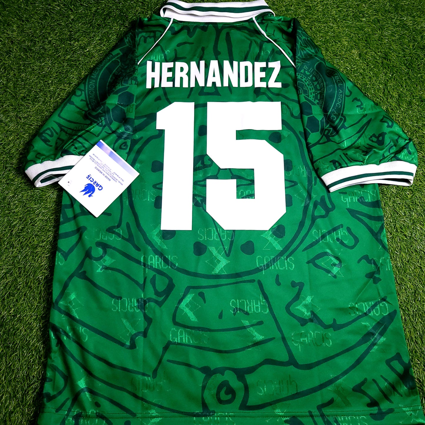 Hernandez Mexico Garcis 1999 Confederations Cup Final Soccer Jersey BNWT L