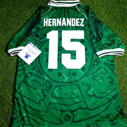 Hernandez Mexico Garcis 1999 Confederations Cup Final Soccer Jersey BNWT L