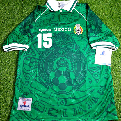 Hernandez Mexico Garcis 1999 Confederations Cup Final Soccer Jersey BNWT L
