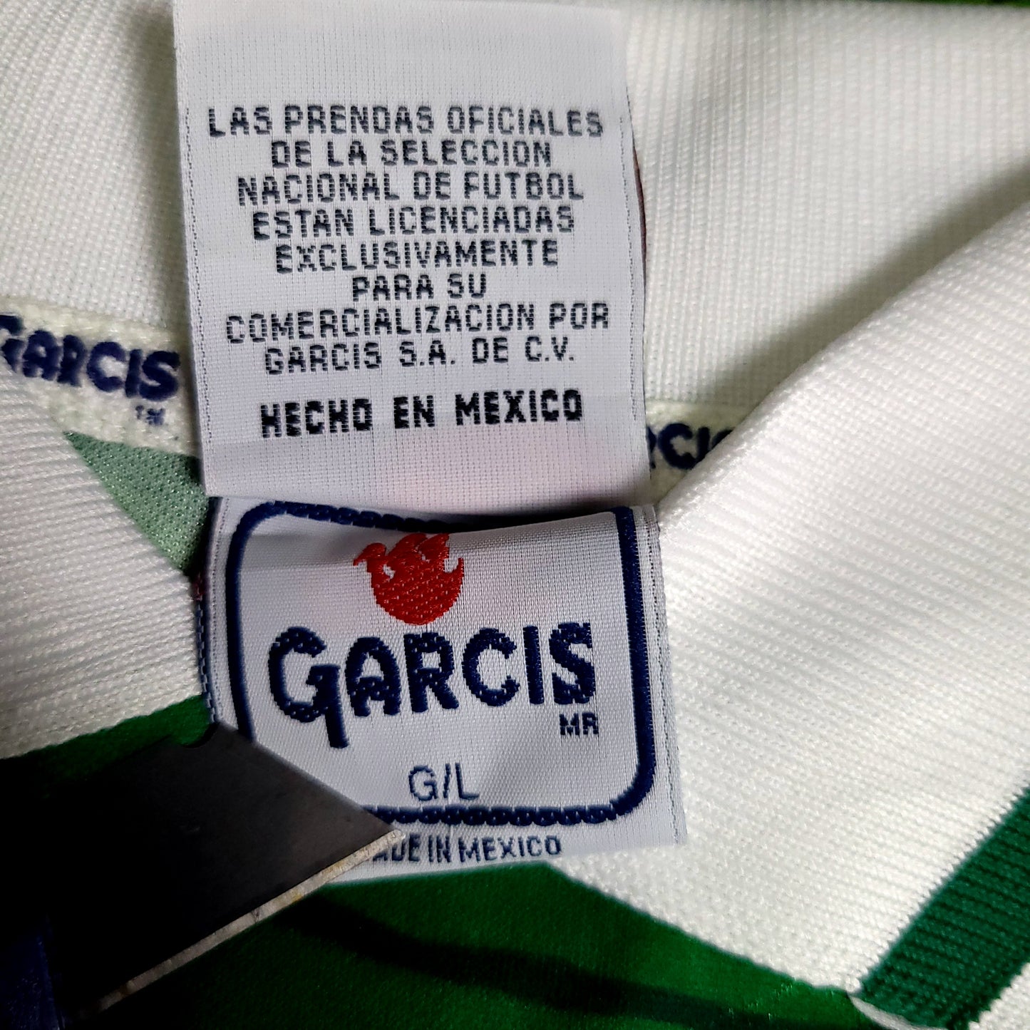 Hernandez Mexico Garcis 1999 Confederations Cup Final Soccer Jersey BNWT L