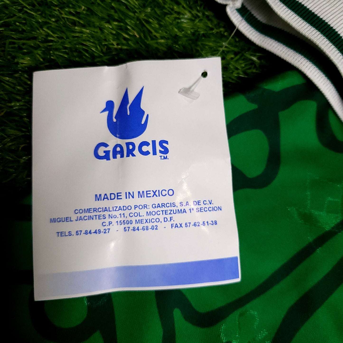 Blanco Mexico Garcis 1999 Confederations Cup Final Soccer Jersey BNWT M
