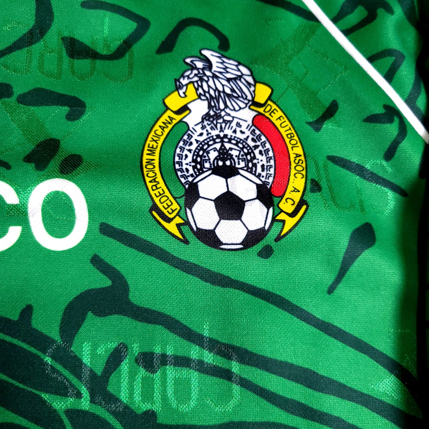 Blanco Mexico Garcis 1999 Confederations Cup Final Soccer Jersey BNWT M