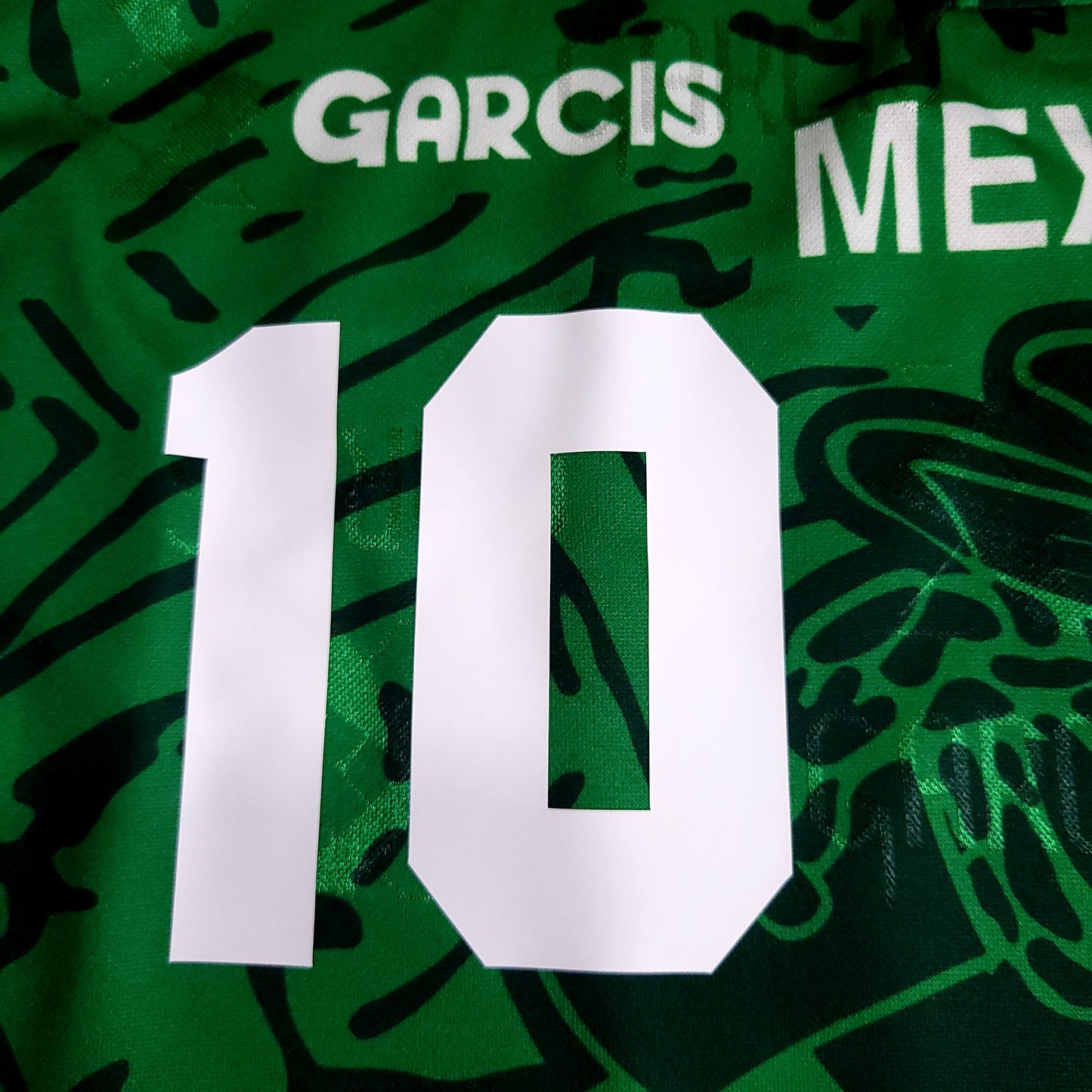 Blanco Mexico Garcis 1999 Confederations Cup Final Soccer Jersey BNWT M