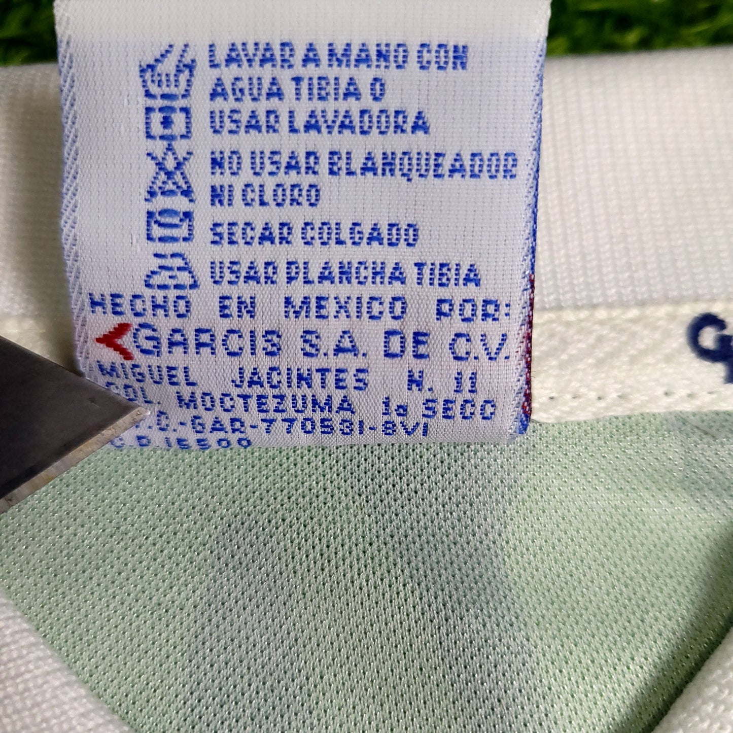 Blanco Mexico Garcis 1999 Confederations Cup Final Soccer Jersey BNWT M