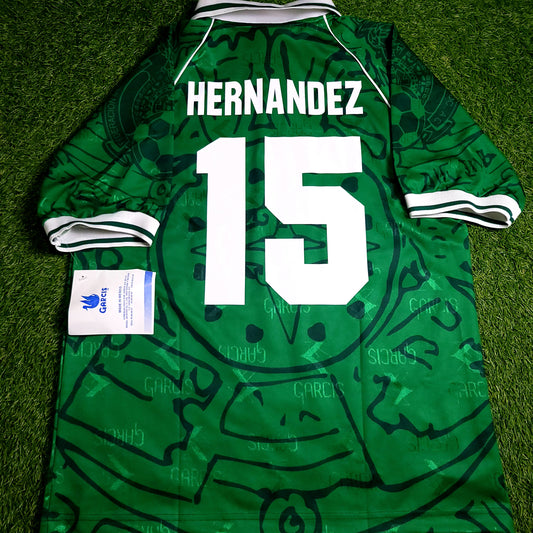 Hernandez Mexico Garcis 1999 Confederations Cup Final Soccer Jersey BNWT M