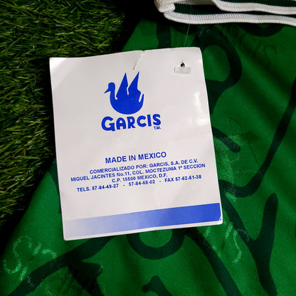 Blanco Mexico Garcis 1999 Confederations Cup Final Soccer Jersey BNWT L