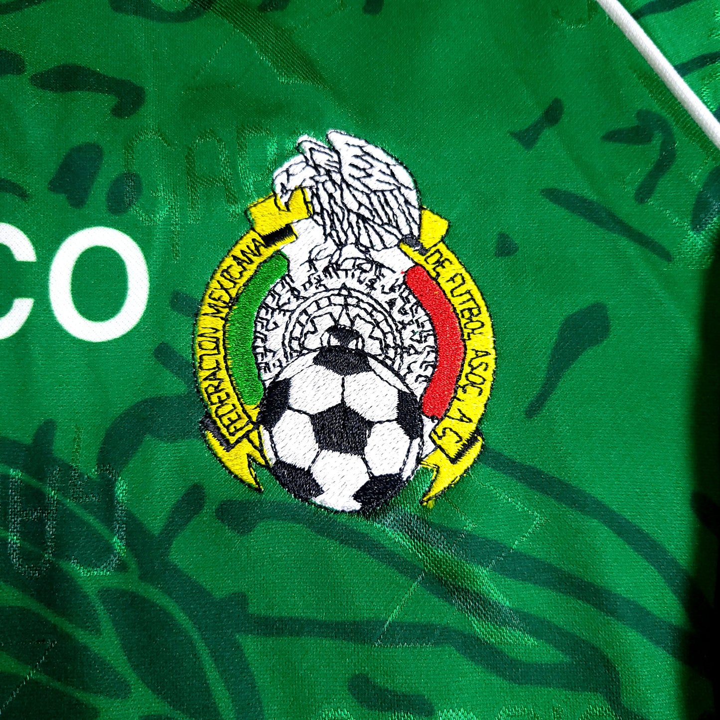 Blanco Mexico Garcis 1999 Confederations Cup Final Soccer Jersey BNWT L
