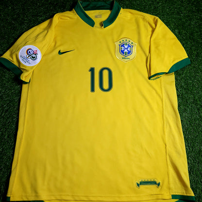 Ronaldinho Brazil 2006 World Cup Soccer Jersey XL