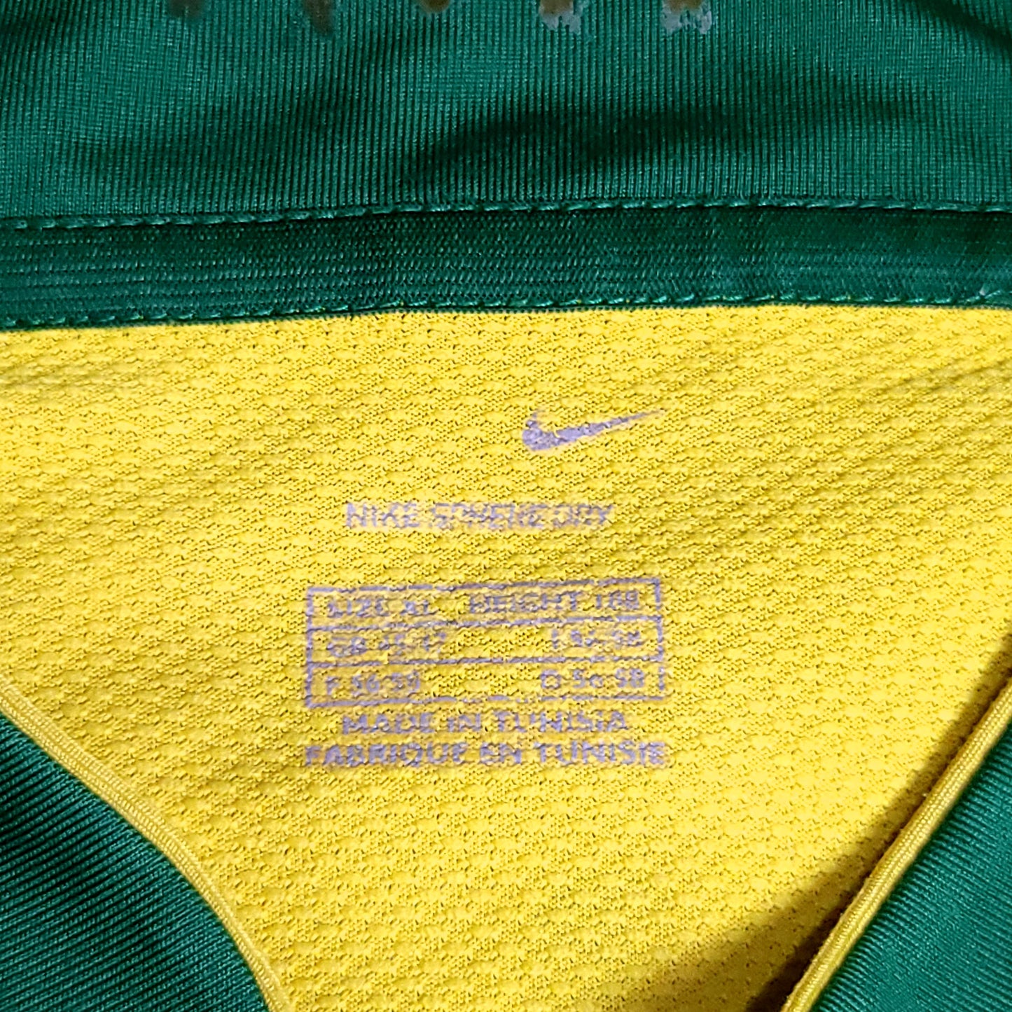 Ronaldinho Brazil 2006 World Cup Soccer Jersey XL
