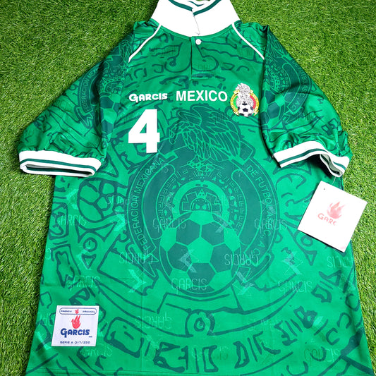 Marquez Mexico Garcis 1999 Confederations Cup Final Soccer Jersey BNWT L