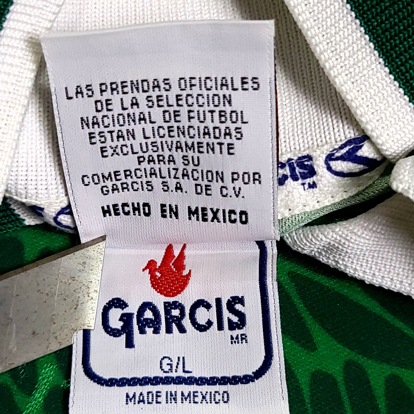 Marquez Mexico Garcis 1999 Confederations Cup Final Soccer Jersey BNWT L