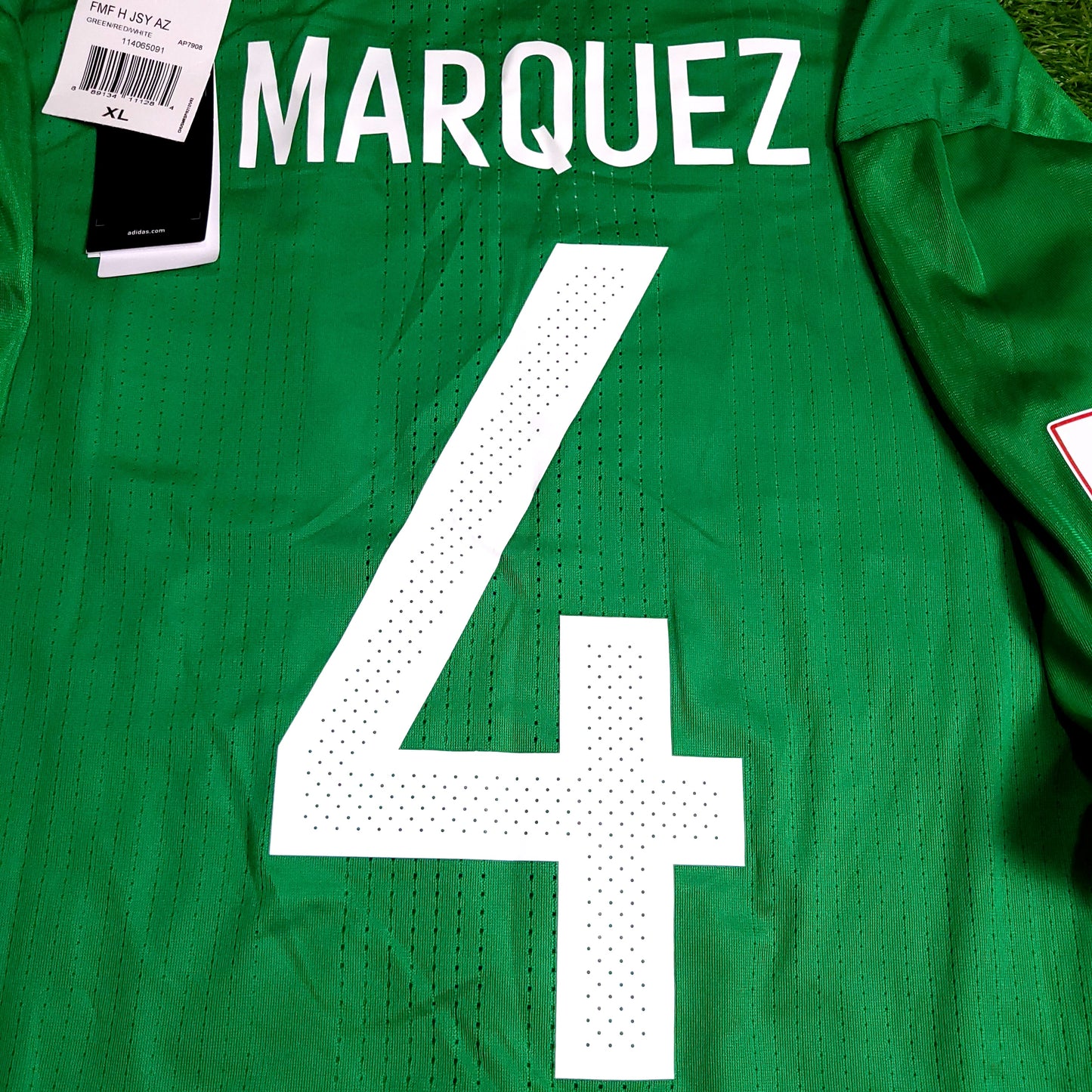 Marquez Mexico 2016 2017 CONFEDERATIONS CUP PLAYER ISSUE Soccer Jersey BNWT XL SKU# AP7908