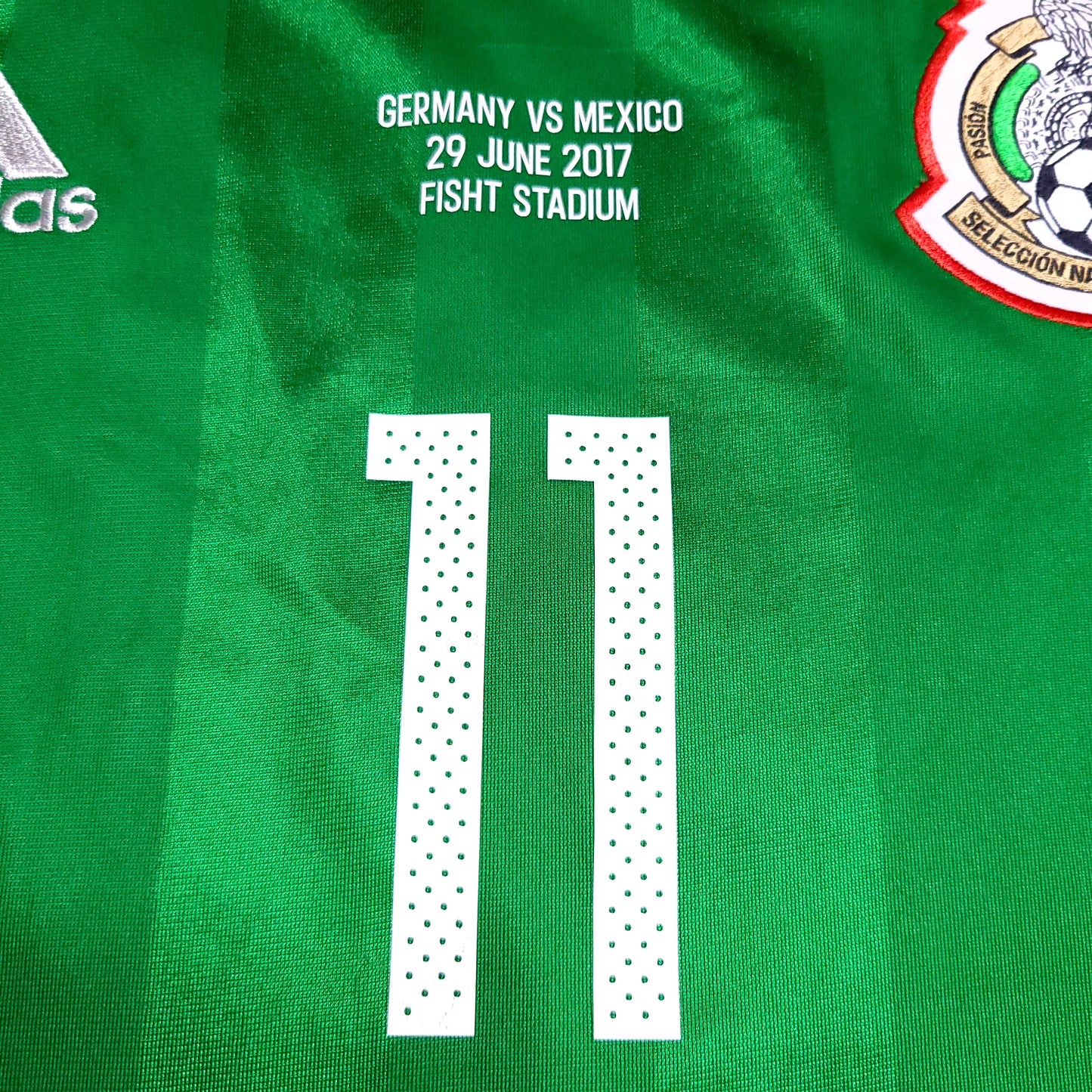 Vela Mexico 2016 2017 CONFEDERATIONS CUP Soccer Jersey XL SKU# AC2724
