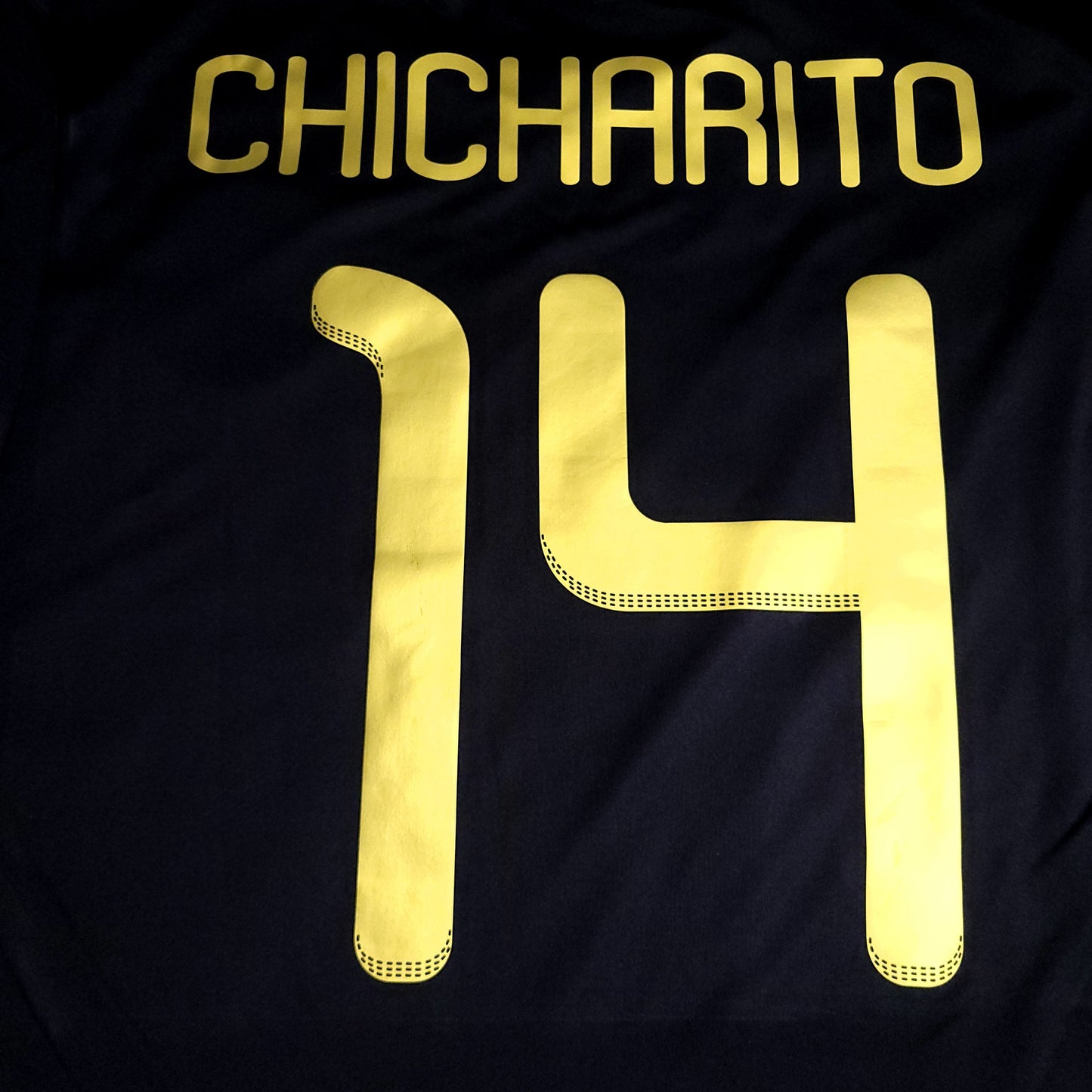 Chicharito Mexico 2011 GOLD CUP FINAL Away Soccer Jersey XL SKU# V31526