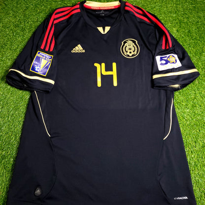 Chicharito Mexico 2011 GOLD CUP FINAL Away Soccer Jersey XL SKU# V31526