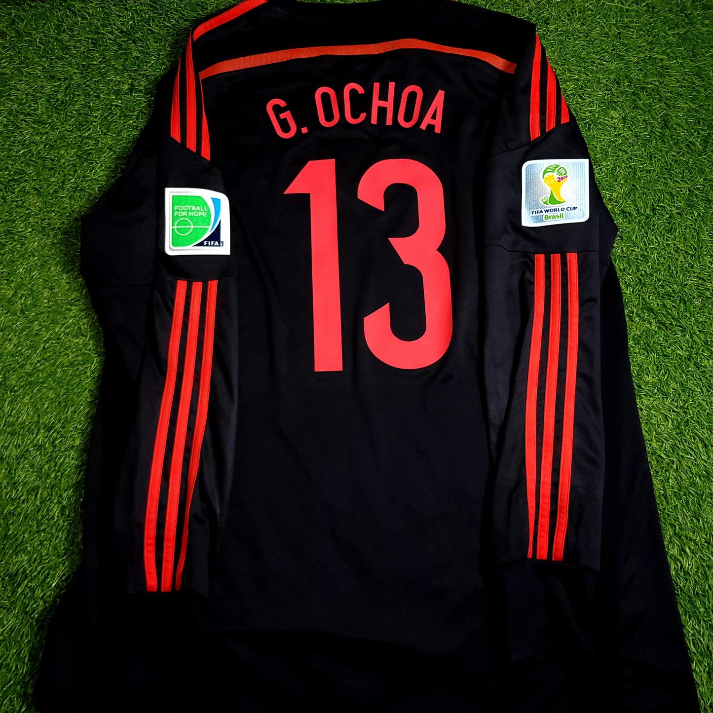 Memo Ochoa Mexico 2014 WORLD CUP GK Soccer Jersey XL SKU# G86995