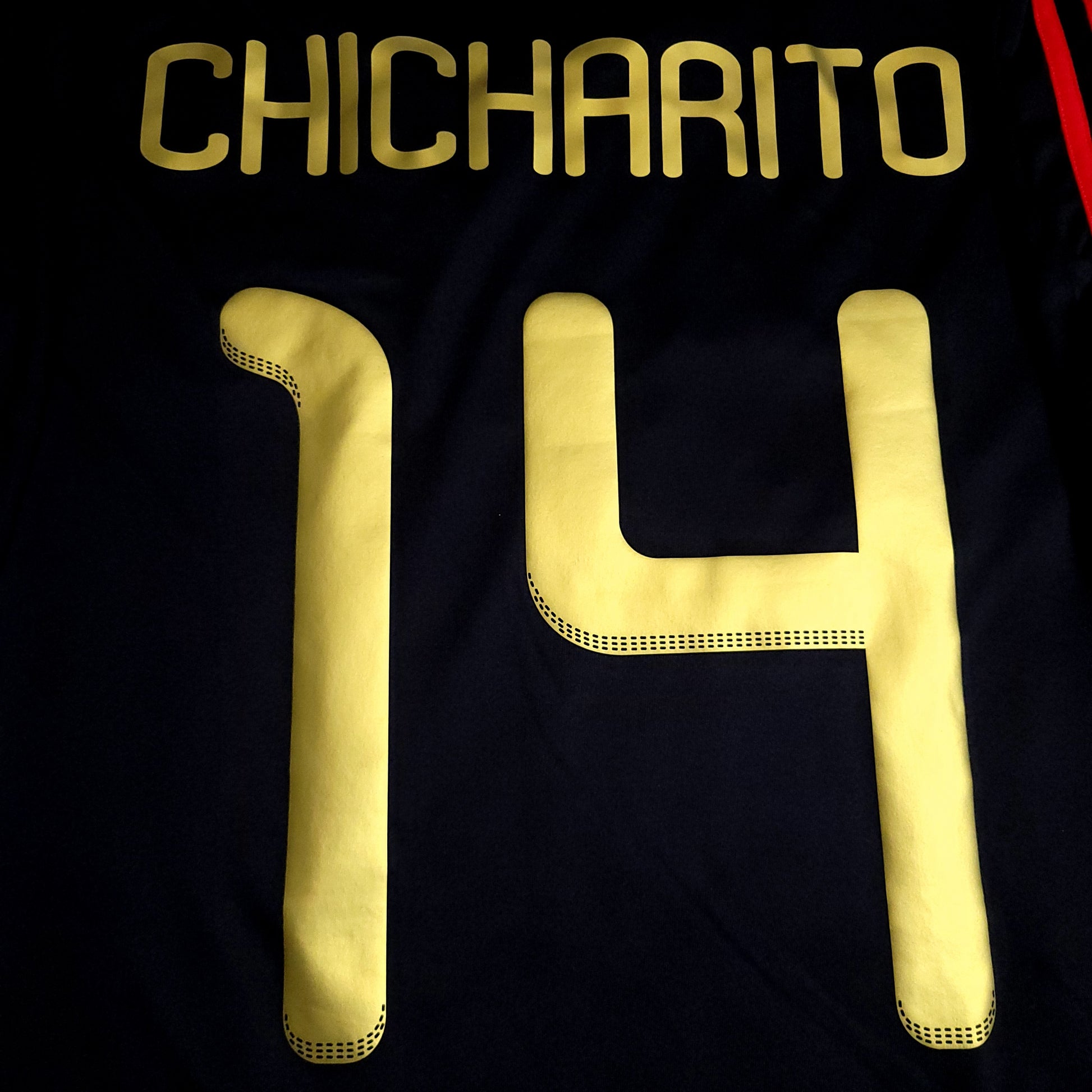 Chicharito Mexico 2011 GOLD CUP FINAL Soccer Away Jersey M SKU# V31526 - ForeverSoccerJerseys
