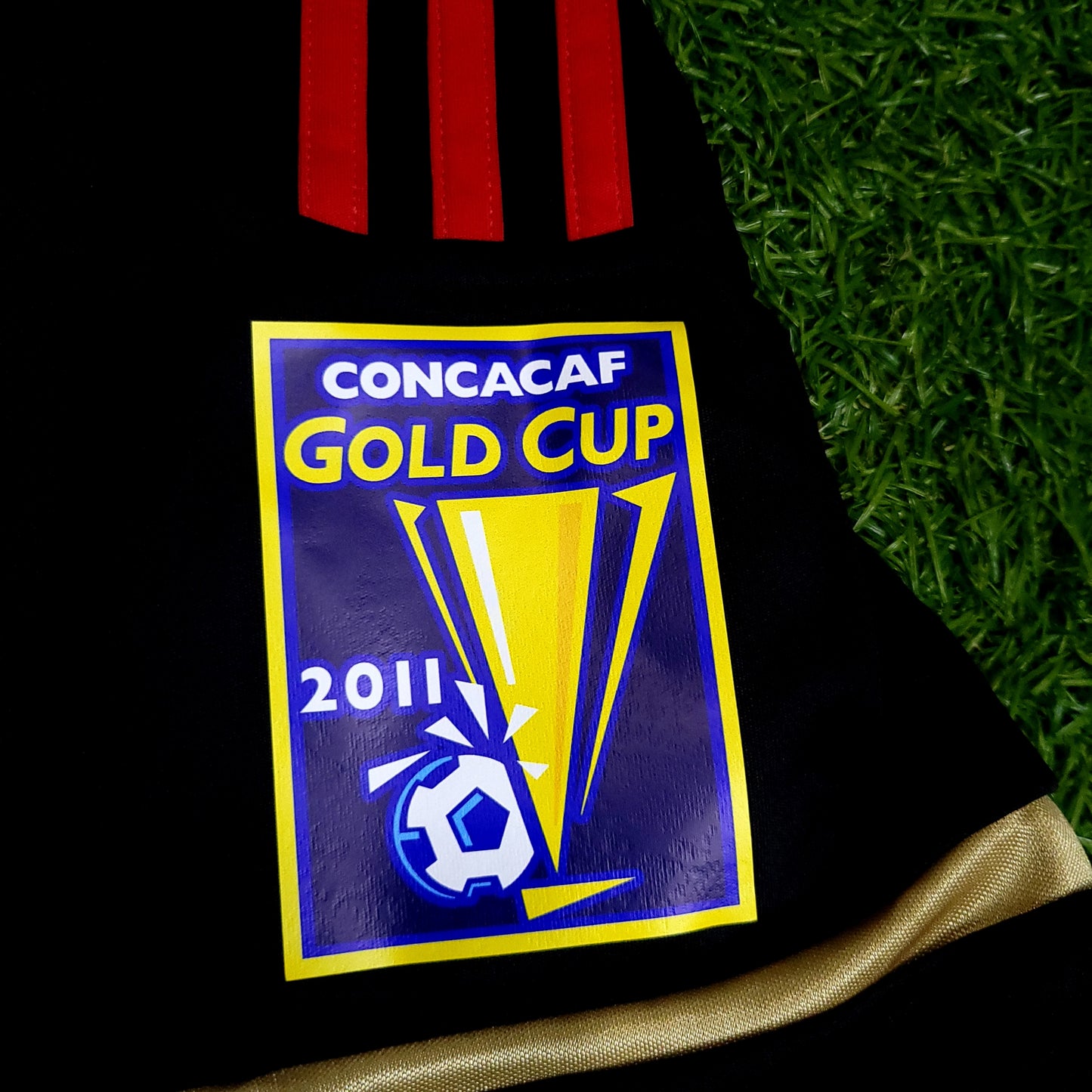 Chicharito Mexico 2011 GOLD CUP FINAL Soccer Away Jersey M SKU# V31526 - ForeverSoccerJerseys