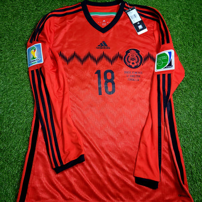 Guardado Mexico 2014 WORLD CUP Away Soccer Jersey BNWT L SKU# D83527