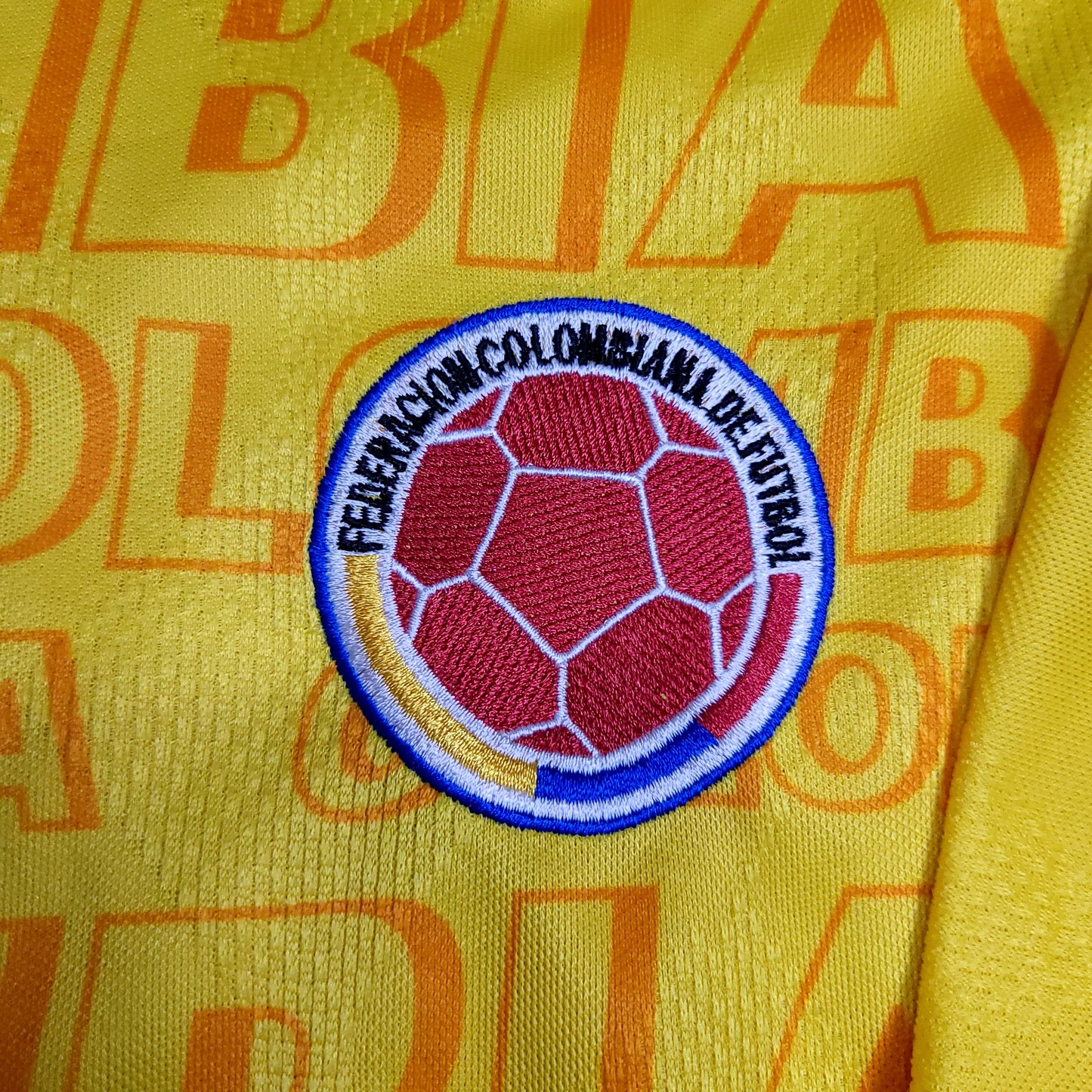 Valderrama Colombia 1997 Copa America Umbro Soccer Jersey XL