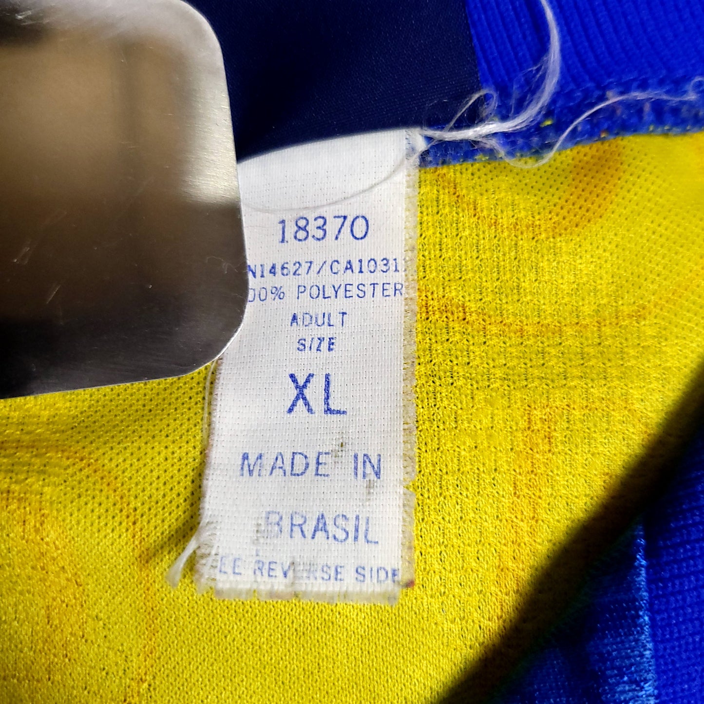 Valderrama Colombia 1997 Copa America Umbro Soccer Jersey XL