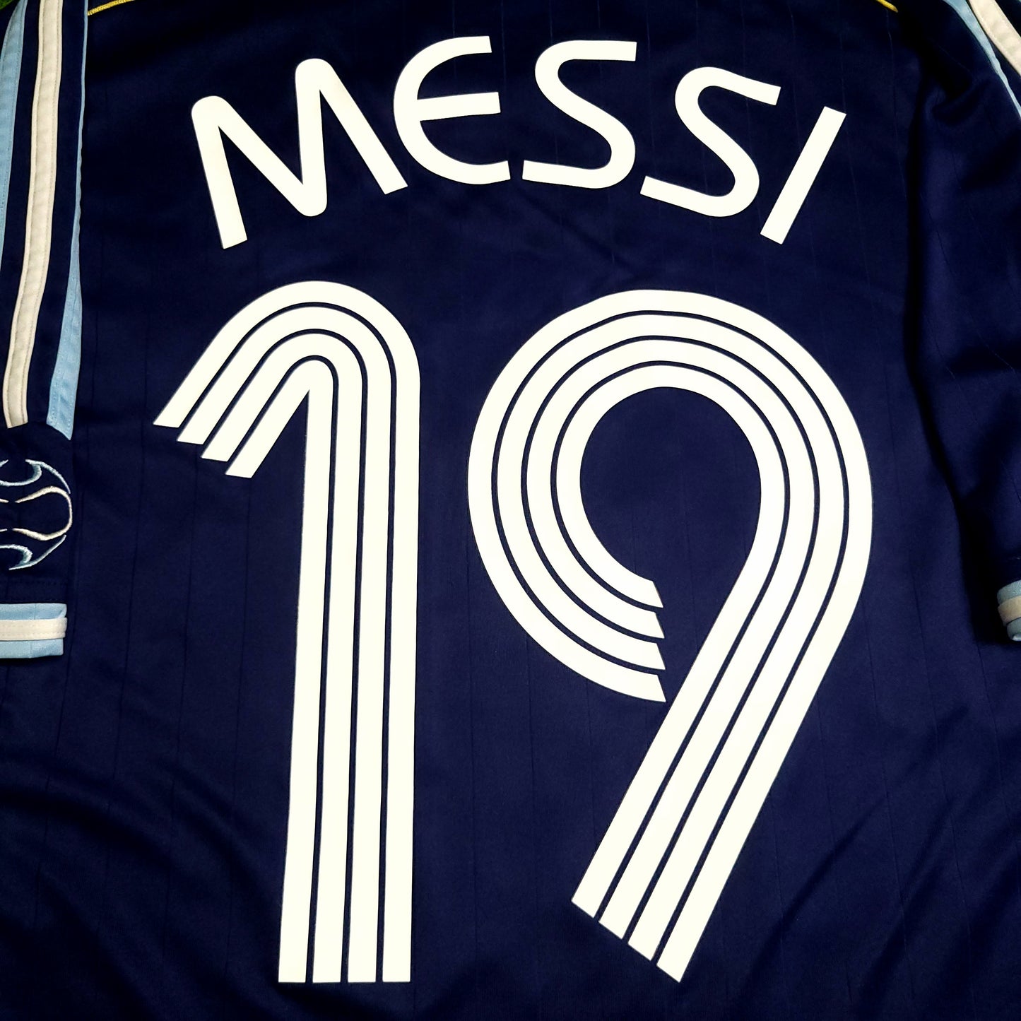 Messi Argentina 2006 WORLD CUP Away Soccer Jersey L SKU# 069519 - ForeverSoccerJerseys