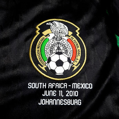 Chicharito Mexico 2010 WORLD CUP Away Black Soccer Jersey M SKU# P41397 - ForeverSoccerJerseys