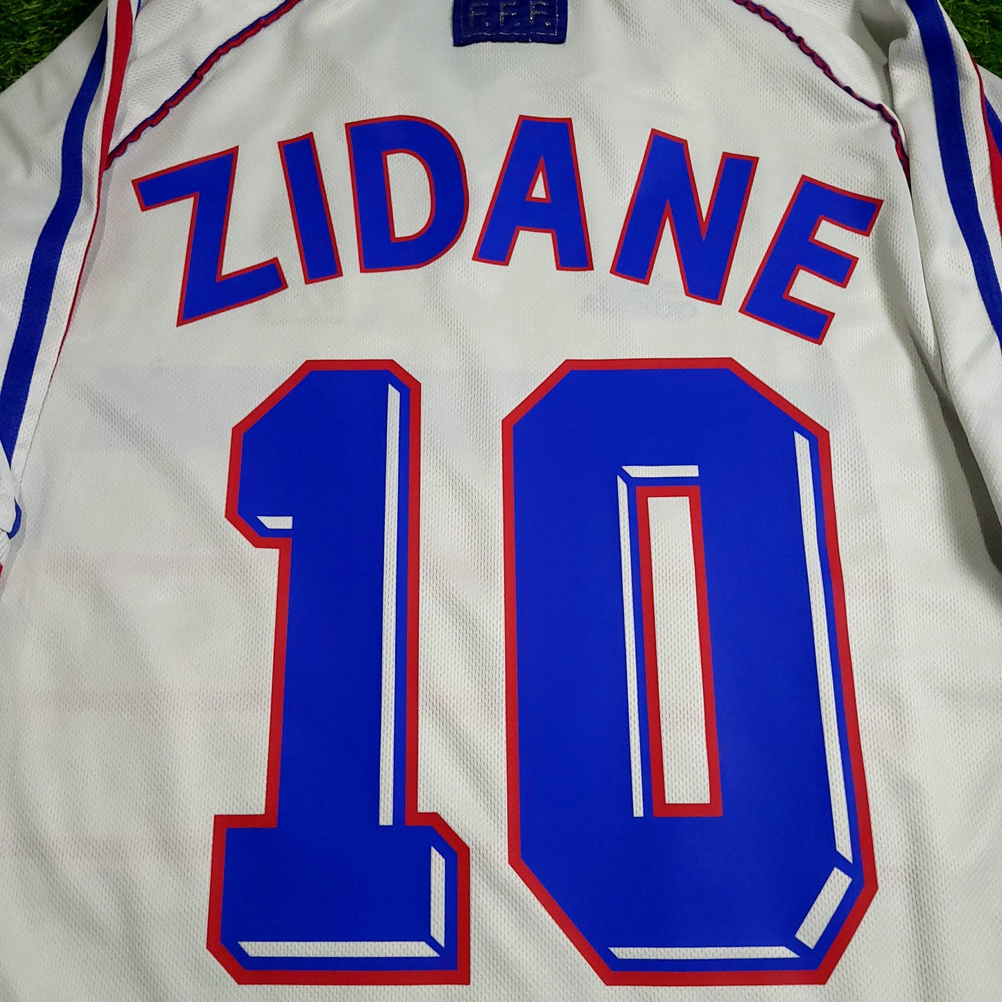 Zidane France 1998 WORLD CUP Away Soccer Jersey M