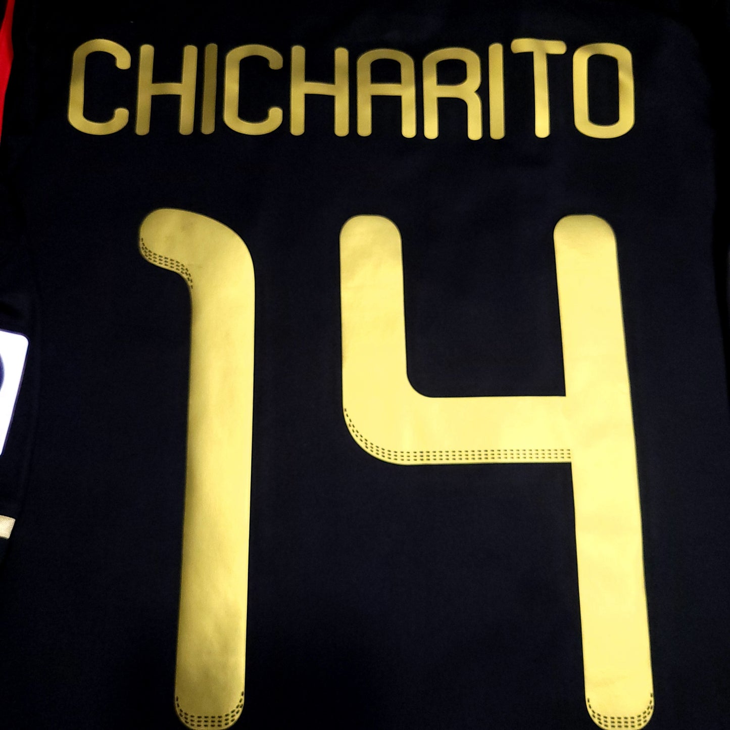 Chicharito Mexico 2011 GOLD CUP FINAL Soccer Away Jersey L SKU# V31526 - ForeverSoccerJerseys