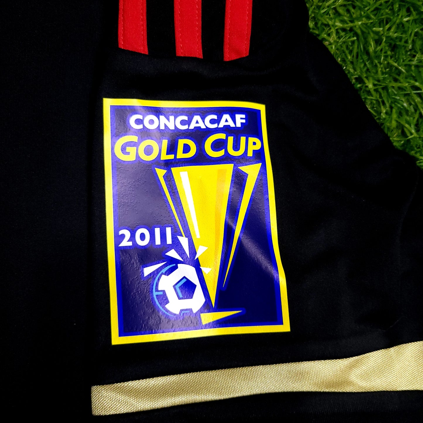 Chicharito Mexico 2011 GOLD CUP FINAL Soccer Away Jersey L SKU# V31526 - ForeverSoccerJerseys