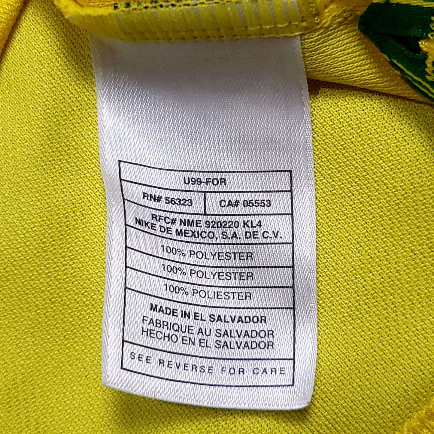 Ronaldo Brazil 1998 WORLD CUP Nike Home Soccer Jersey XL - ForeverSoccerJerseys
