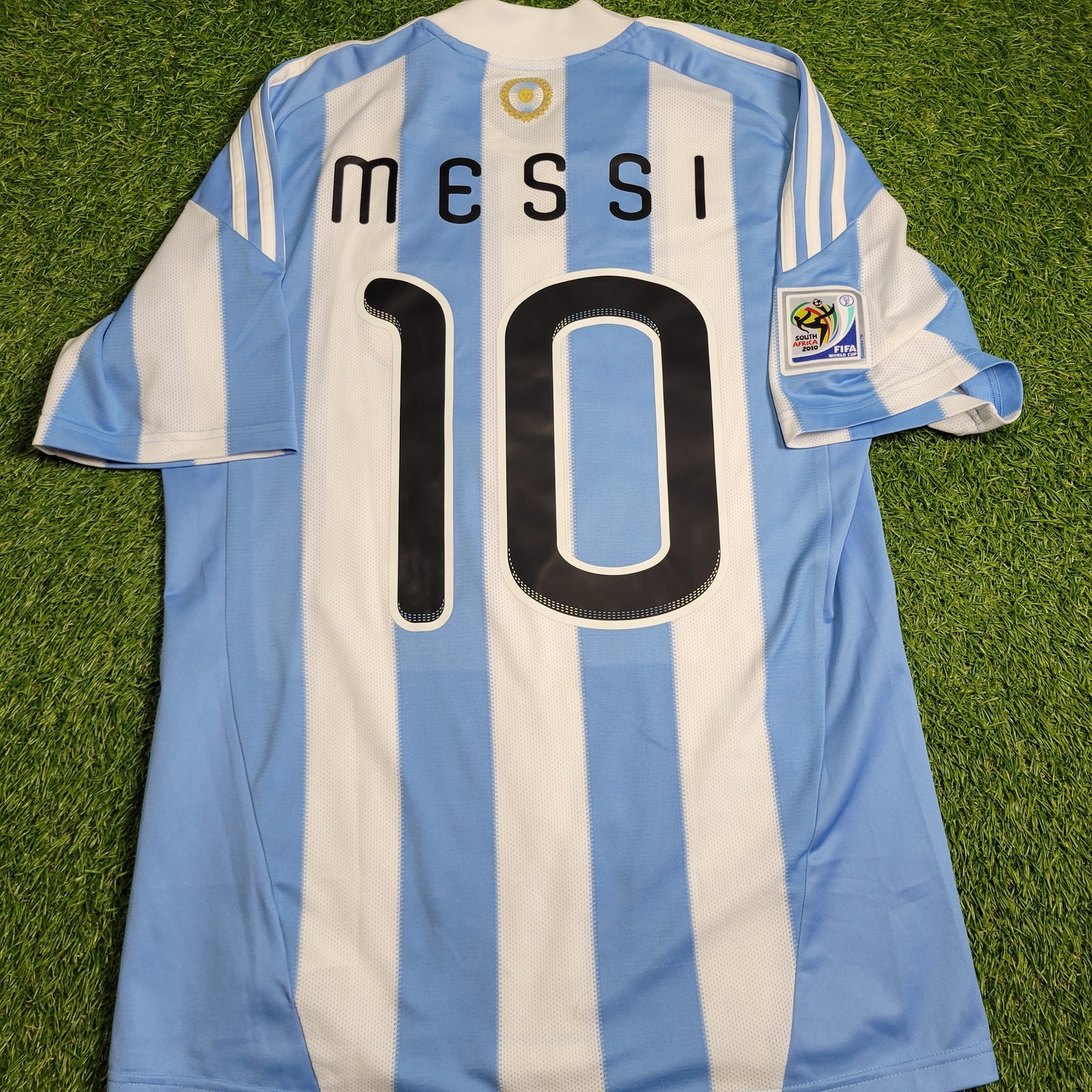 Messi Argentina 2010 WORLD CUP Soccer Jersey M SKU# P79919