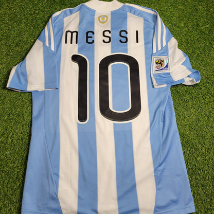 Messi Argentina 2010 WORLD CUP Soccer Jersey M SKU# P79919