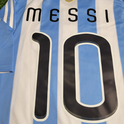 Messi Argentina 2010 WORLD CUP Soccer Jersey M SKU# P79919