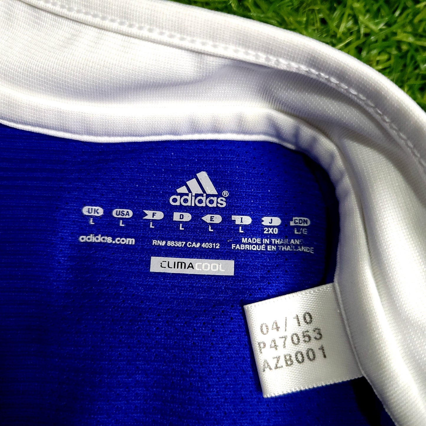 Messi Argentina 2010 WORLD CUP Away Soccer Jersey L SKU# P47053