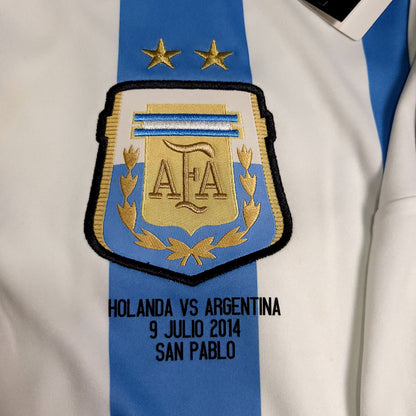 Messi Argentina 2014 WORLD CUP Soccer Jersey BNWT L SKU# G74569